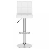 fehér műbőr bárszék