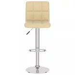 krémszínű műbőr bárszék