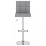 2 db világosszürke szövet bárszék