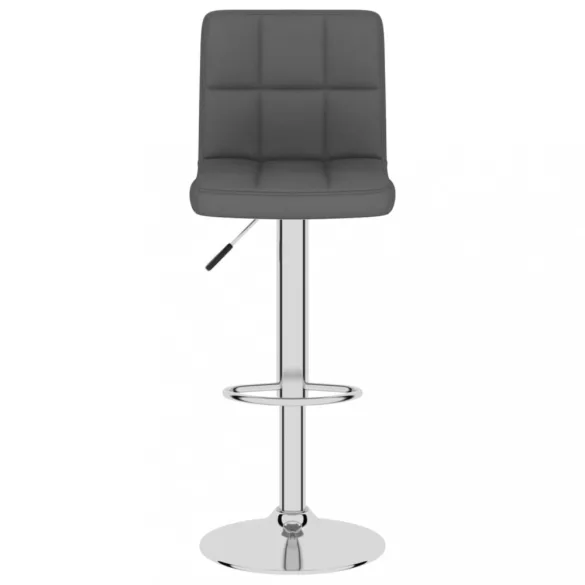 2 db sötétszürke szövet bárszék