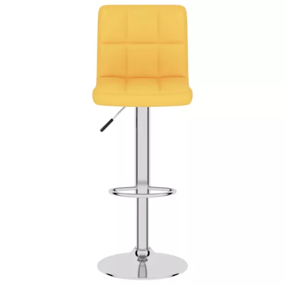 2 db mustársárga szövet bárszék