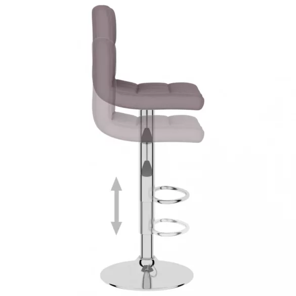 2 db tópszínű szövet bárszék