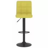 zöld szövet bárszék