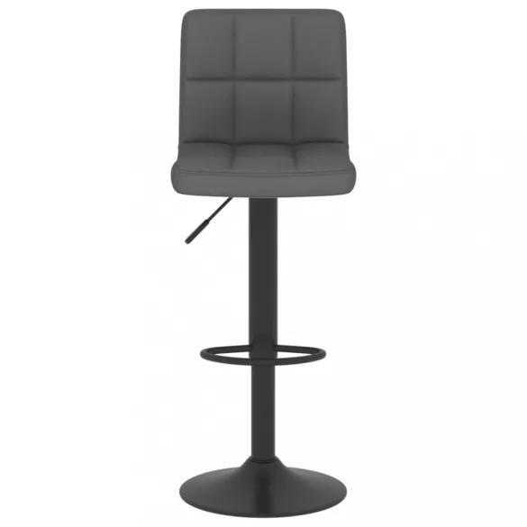 2 db sötétszürke szövet bárszék