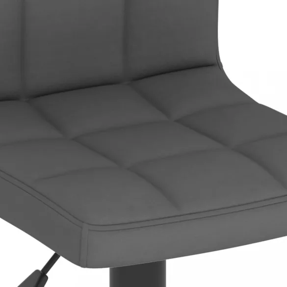 2 db sötétszürke szövet bárszék