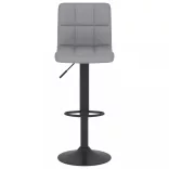 2 db világosszürke szövet bárszék