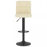 2 db krémszínű szövet bárszék