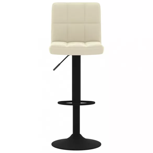 2 db krémszínű bársony bárszék