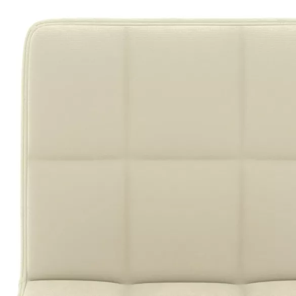 2 db krémszínű bársony bárszék