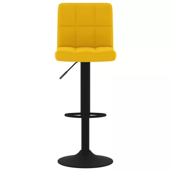 2 db mustársárga bársony bárszék