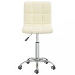 krémszínű szövet forgó irodaszék