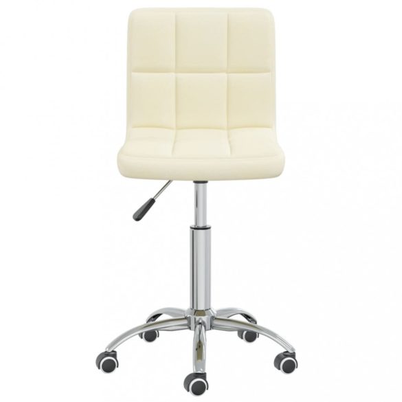 krémszínű szövet forgó irodaszék