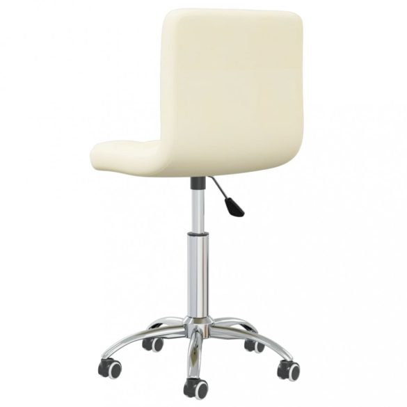 krémszínű szövet forgó irodaszék