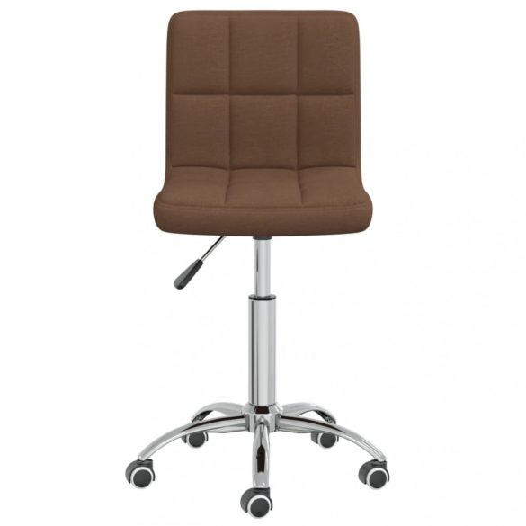 barna szövet forgó irodaszék