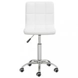 fehér műbőr forgó irodaszék