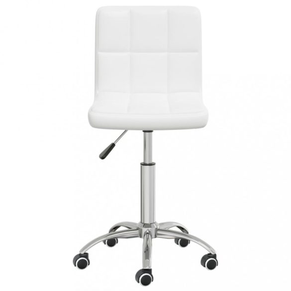 fehér műbőr forgó irodaszék