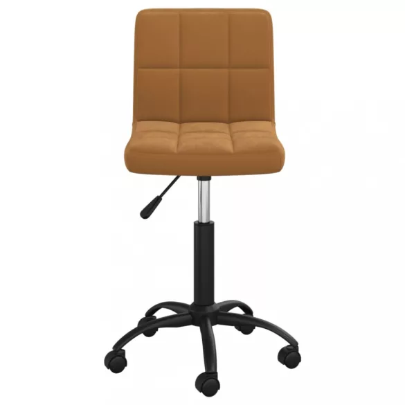 barna bársony forgó irodaszék