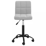 világosszürke bársony forgó irodaszék