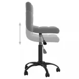 sötétszürke bársony forgó irodaszék