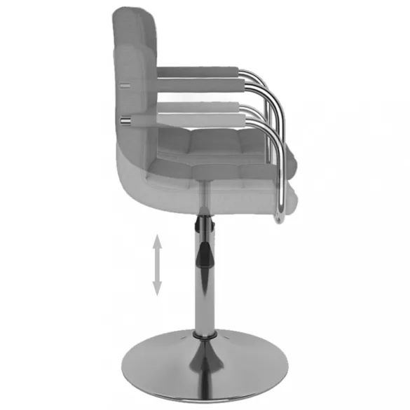 világosszürke szövet bárszék