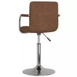 barna szövet bárszék