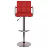 2 db bordó műbőr bárszék