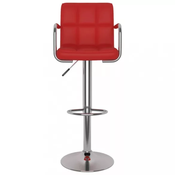 2 db bordó műbőr bárszék