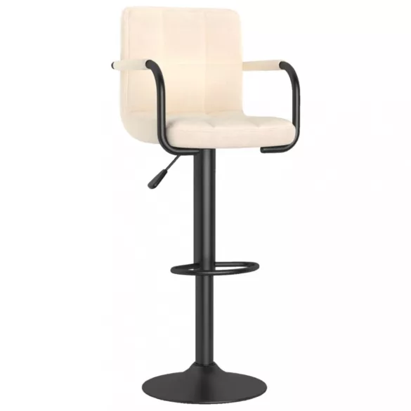 2 db krémszínű szövet bárszék