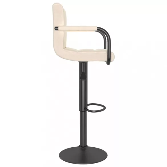 2 db krémszínű szövet bárszék