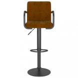 2 db barna bársony bárszék