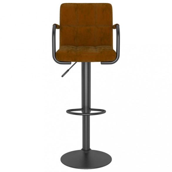 2 db barna bársony bárszék