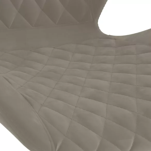 2 db világosszürke bársony bárszék