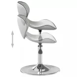 fehér műbőr bárszék