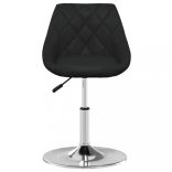 fekete műbőr étkezőszék