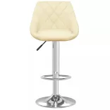 2 db krémszínű műbőr bárszék