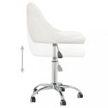 fehér műbőr forgó irodaszék