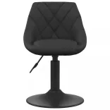 fekete bársony bárszék