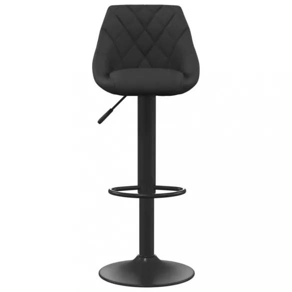 2 db fekete bársony bárszék