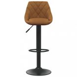 2 db barna bársony bárszék