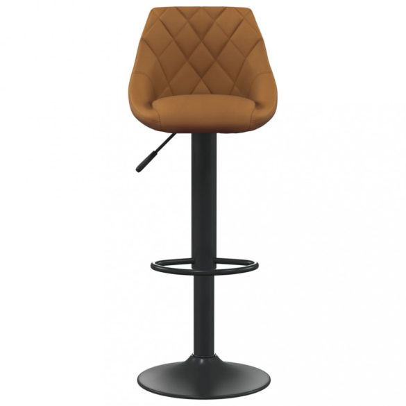 2 db barna bársony bárszék