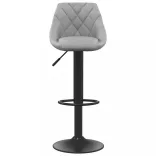 2 db világosszürke bársony bárszék