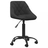 fekete bársony étkezőszék