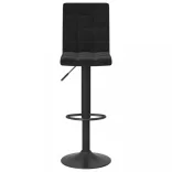 fekete bársony bárszék