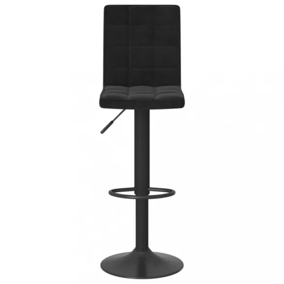 fekete bársony bárszék