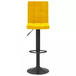 2 db mustársárga bársony bárszék