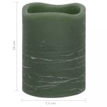 24 db lángmentes meleg fehér LED-es gyertya távirányítóval