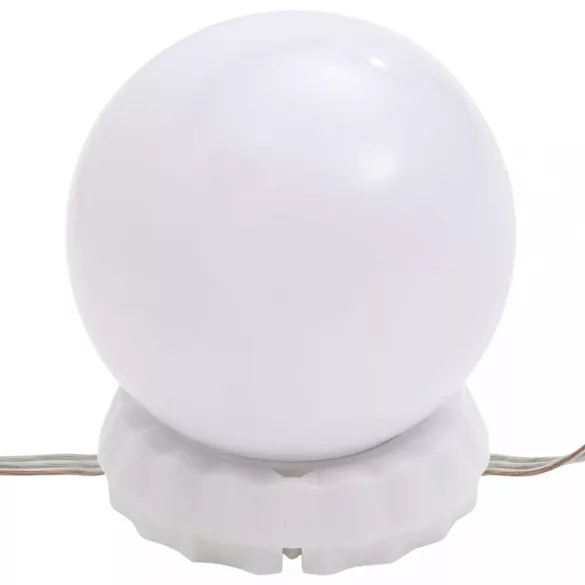 tükörlámpa 8 meleg fehér és hideg fehér LED-izzóval