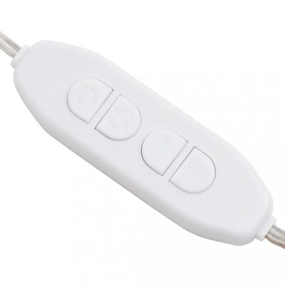 tükörlámpa 8 meleg fehér és hideg fehér LED-izzóval