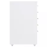 fehér fém mobil iratszekrény 28 x 41 x 69 cm