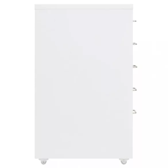 fehér fém mobil iratszekrény 28 x 41 x 69 cm